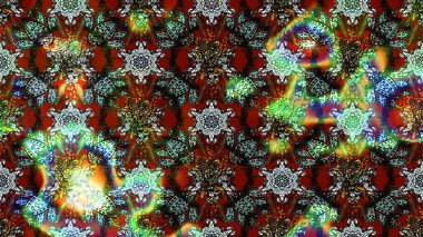 Kahverengi renkte kahverengi papatya deseni. Raster illüstrasyonu. Kahverengi renklerde.