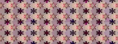 Raster illüstrasyonu. Küçük çiçekteki sevimli çiçek deseni. Tarafsız ve bej renklerde. Soyut çiçek çizim kalıbı arka planı. Raster deseni.