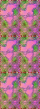 Pembe renkte zarif çiçekli suluboya. Düz Çiçek Elementleri Tasarımı. Raster illüstrasyonu. Renkli Bahar Teması Kusursuz Arkaplan.