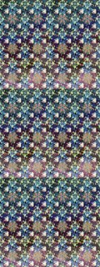 Şirin çiçek elementleri. Mavi ve nötr renklerde çiçekler. Raster illüstrasyonu. Çizim.