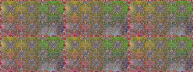 Çiçekli, suluboya desenli kusursuz çiçek deseni. Düz Çiçek Elementleri Tasarım Raster illüstrasyonu. Gri ve kahverengi renkte çiçekler. Renkli Bahar Teması Özelliksiz Arkaplan.