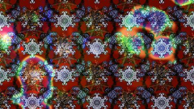 Eskiz klasiği. Raster Şirin kumaş deseni. Renkli Bahar Teması eskiz kalıbı. Düz Çiçek Elementleri Tasarımı.