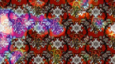 Kahverengi renkte kahverengi papatya deseni. Raster illüstrasyonu. Kahverengi renklerde.