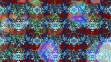 Çiçekli çiçek deseni, suluboya. Raster deseni. Küçük çiçekte güzel bir çiçek deseni..