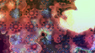 Güzel çiçek deseni. Kahverengi renkli çiçekler. Renkli Bahar Teması eskiz kalıbı. Düz Çiçek Elementleri Tasarımı.