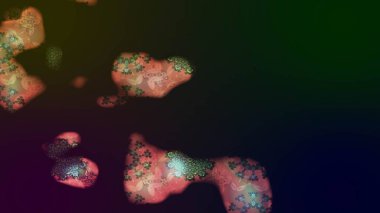 Raster illüstrasyonundaki çiçek desenli çizim. Gri renklerde. Güzel kumaş deseni. Raster illüstrasyonu.