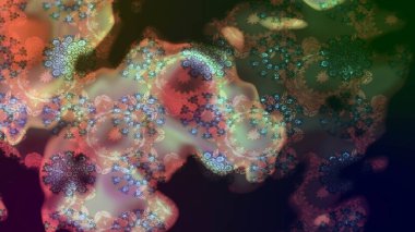 Çiçek desenli eskiz, darbeler, sıçramalar, yaz çiçekleri. Gri renkli çiçekler. Raster illüstrasyonu.