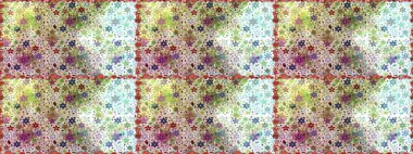 Soyut çiçek desensiz arkaplan. Raster deseni. Raster illüstrasyonu. Tarafsız ve bej renklerde. Küçük çiçekte sevimli çiçek deseni var..