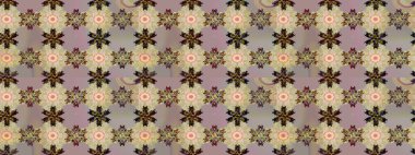 Küçük çiçekli yay deseni çiz. Suluboya stilinde bej ve nötr renklerde. Raster illüstrasyonu.