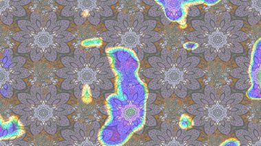 Soyut çiçek çizim kalıbı arka planı. Raster deseni. Raster illüstrasyonu. Gri renklerde. Küçük çiçekte sevimli çiçek deseni var..