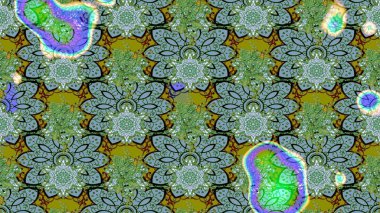 Raster illüstrasyonundaki çiçek desenli çizim. Güzel kumaş deseni. Renkli Bahar Teması eskiz kalıbı. Düz Çiçek Elementleri Tasarımı.