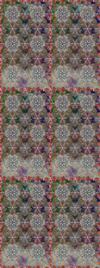 Organik motif arka planı. Kusursuz desen. Raster illüstrasyonu. Ultraviyole kumaş deseni.