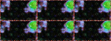 Raster illüstrasyonu. Bahar çiçekli, dikişsiz, sevimli çiçek deseni. Güzel kumaş deseni.