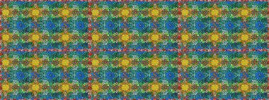 Nazik, narin çiçek arkaplanı. Çiçekli karalama şeklinde Raster çiçek deseni. Yeşil renkte çiçekler.