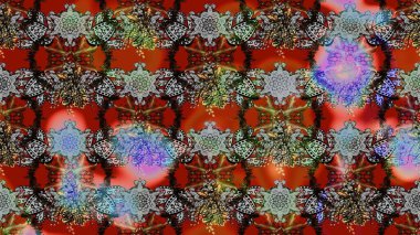 Çiçek desenli raster, gri çizgi grafik desenli soyut raster arkaplan. Modern stil dokusu.