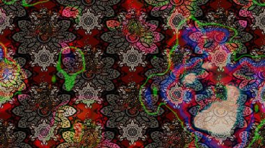 Raster deseni. Küçük çiçekte güzel bir çiçek deseni var. Çiçekli çiçek deseni, suluboya..