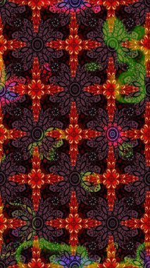 Yazdır. Raster çiçekli arka plan. Renkli Yaz Temalı eskiz kalıbı. Güzel kumaş deseni. Güzel eskiz şekli. Düz Çiçek Elementleri Tasarımı.