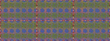 Gri renkli parlak çiçekli halı ile kusursuz desen..