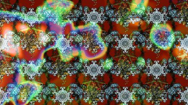 Suluboya çizim kalıbı. Çiçek izi. Suluboya tarzında kahverengi renkte çiçekler.