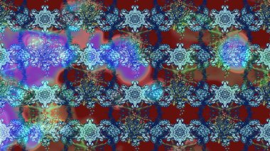 Suluboya çizim kalıbı. Çiçek izi. Suluboya tarzında mavi renkte çiçekler.