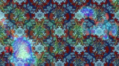 Eskiz arkaplan modeli. Mavi yapraklı yabani çiçekler. Suluboya, elle çizilmiş. Raster illüstrasyonu.