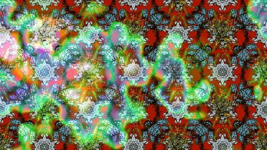 Çiçekli eskiz deseni. Suluboya çizimi. El çizimi. Yeşil renkte çiçekler.