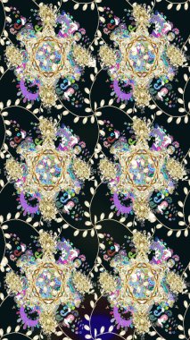 Küçük çiçekteki sevimli çiçek deseni. Gri renkli çiçekler.