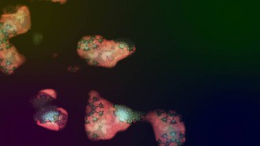 Çiçek deseni. Flower eskiz arka planı. Şatafatlı bahar bahçesi dokusu. Raster illüstrasyonu.