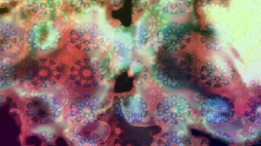 Küçük çaplı çiçeklerdeki basit şirin desenler. Tekstil veya kitap kapakları, imalat, duvar kağıtları, baskı, hediye paketi ve yapıştırma kitabı için çiçek eskizi geçmişi. Raster illüstrasyonu.