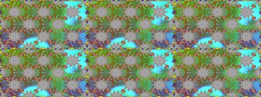 Kusursuz Tony kumaş deseni. Raster illüstrasyonu. Modaya uygun kumaş deseni. Küçük çiçekte sevimli çiçek deseni var..