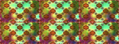 Yeşil renkli çiçekler. Küçük çiçekte sevimli çiçek deseni var..