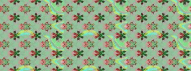 Çiçek arkaplanlı soyut zarafet eskiz deseni. Raster Güzel kumaş deseni.