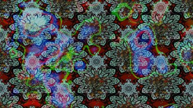 Sınır Kızılderili çiçekli paisley patten. Taslak süsleme izi. Etnik Mandala havlusu. Raster Henna tarzı. Tebrik kartı arkaplanı, boyama kitabı, arkaplan, tekstil için kullanılabilir.