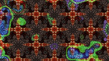 Eskiz arkaplan modeli. Kahverengi yapraklı yabani çiçekler. Suluboya, elle çizilmiş. Raster illüstrasyonu.