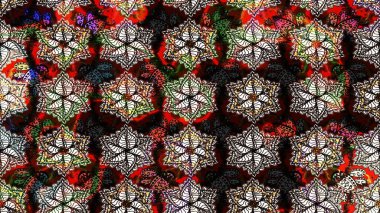 Tomurcukları papatya çiçekleri olan sevimli bir çiçek deseni. Eskiz geçmişi. Raster illüstrasyonu. Kumaş, tekstil, duvar kağıdı baskısı için. Eski usul. Miles Fleur, dandik süs.