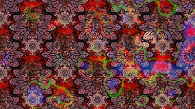 Elle çizilmiş sonbahar çiçeği deseni. Renkli kahverengi çizim deseni. Doodle tarzı. Tekstil ve kapak tasarımı için mükemmel. Kahverengi renkte çiçekler.