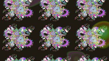 Raster kına dövme tarzı. Kullanılabilir Tekstil, tebrik kartı, boyama kitabı, telefon durumda yazdırma için. Hint çiçek desenli madalyon desen. Etnik Mandala süsleme.