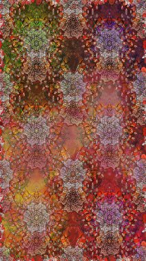 Raster güzel kumaş deseni. Soyut zerafet çiçek arka plan ile seamless modeli.