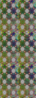 Raster illüstrasyonu. Güzel kumaş deseni. Bahar çiçekli, dikişsiz çiçek deseni..