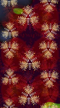 Beautiful watercolor Bouquet of summer flowers sketch pattern. Nice fabric pattern.