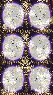 Kızılderili desenli desenli desenli şal deseni. Raster Henna dövme stili. Tekstil, tebrik kartı, boyama kitabı, telefon kılıfı baskısı için kullanılabilir. Etnik Mandala süsü.