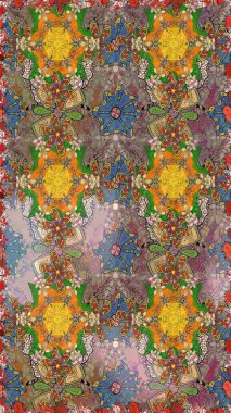 Küçük yabani çiçeklerdeki halk modelini çiz. Özgürlük stili Millefleur 'lar. Taşralı şıklığı. Tekstil, duvar kağıdı, kapaklar, yüzey, baskı, hediye paketi, hatıra defteri, dekupaj için çiçek çayırı arka planı.