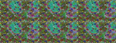 Raster illüstrasyonu. Hoş bir çiçek geçmişi var. Küçük çiçekteki kusursuz desen. Güzel kumaş deseni.