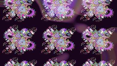 El çizimi. Suluboya çizimi. Çiçekli eskiz deseni. Siyah renkte çiçekler.