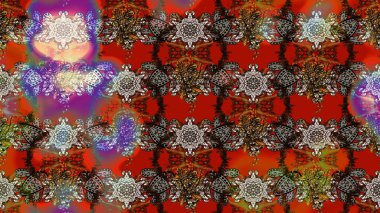 Karalama çiçekleri çizim kalıbı. Sanat, çiçeklere ilham verir ve arka plan bırakır. Kahverengi el çizimi. Raster deseni.