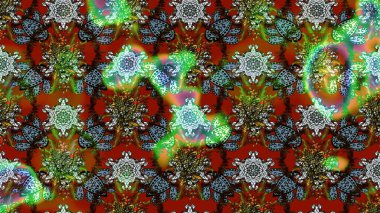 Zentangle soyut çiçekleri. Karalama çiçeği. Raster illüstrasyonu. Güzel kumaş deseni. Renkli Bahar Teması eskiz kalıbı. Düz Çiçek Elementleri Tasarımı.