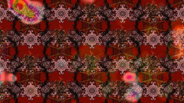 Klasik çiçek desenli. Paketleme, tekstil, duvar kâğıdı için çiçek eskizi. Yumuşak fayans. Raster 'ın taze dokusu. Yumuşak pamuk tasarımı.