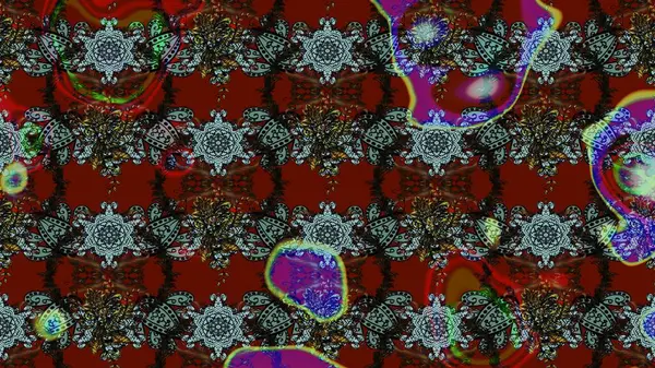 Çiçekli bahar çiçekleri. Küçük çiçekte güzel bir desen. Küçük renkli çiçekler. Moda baskıları için zarif bir şablon. Motley illüstrasyonu. Çizim.