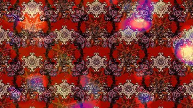 Çiçekli karalama şeklinde Raster çiçek deseni. Nazikçe, güzel çiçek arkaplanı. Kahverengi renkte çiçekler.