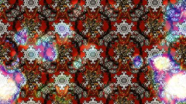 Çiçekli eskiz çizimi. Kahverengi renkli çiçekler. Renkli Yaz Temalı eskiz kalıbı. Düz Çiçek Elementleri Tasarımı.